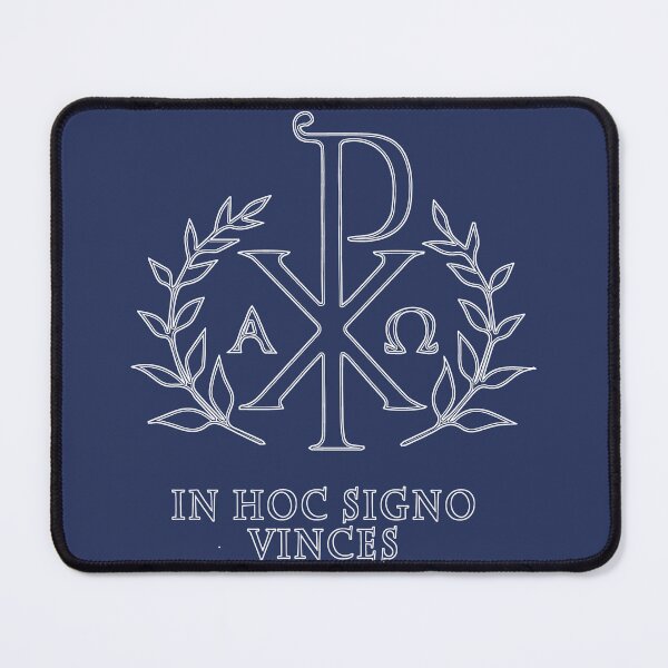 Item preview, In Hoc Signo Vinces, Christogram (white) designed and sold by neteor.