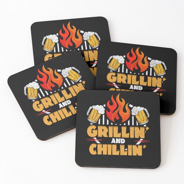 Item preview, BBQ Smoker Chillin' Grillin' Refillin' Grill Things Barbecue designed and sold by leshiarivers.