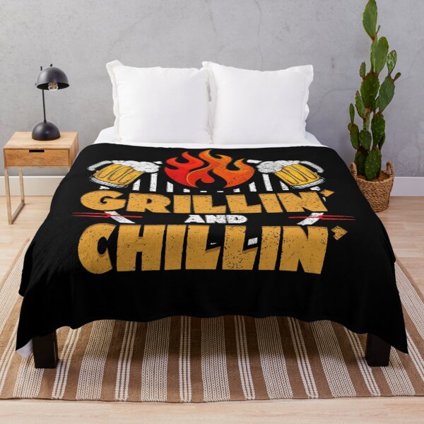 Item preview, BBQ Smoker Chillin' Grillin' Refillin' Grill Things Barbecue designed and sold by leshiarivers.