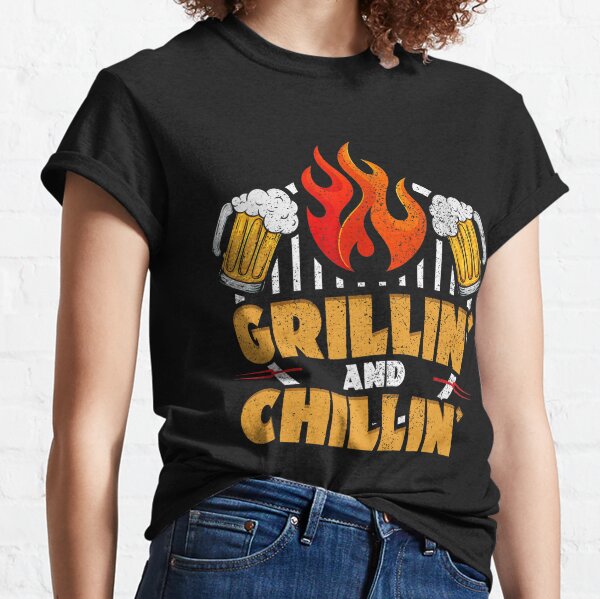 BBQ Smoker Chillin' Grillin' Refillin' Grill Things Barbecue Classic T-Shirt