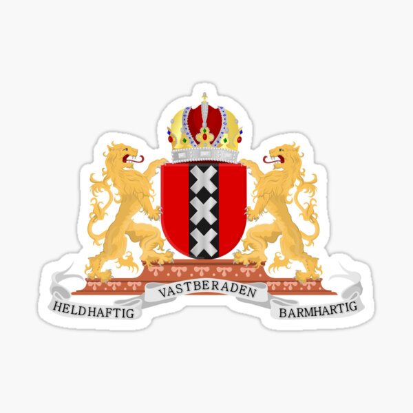 Amsterdam coat of arms Sticker
