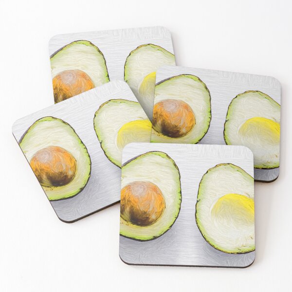 Item preview, Avocado halves  designed and sold by Printableshop7.
