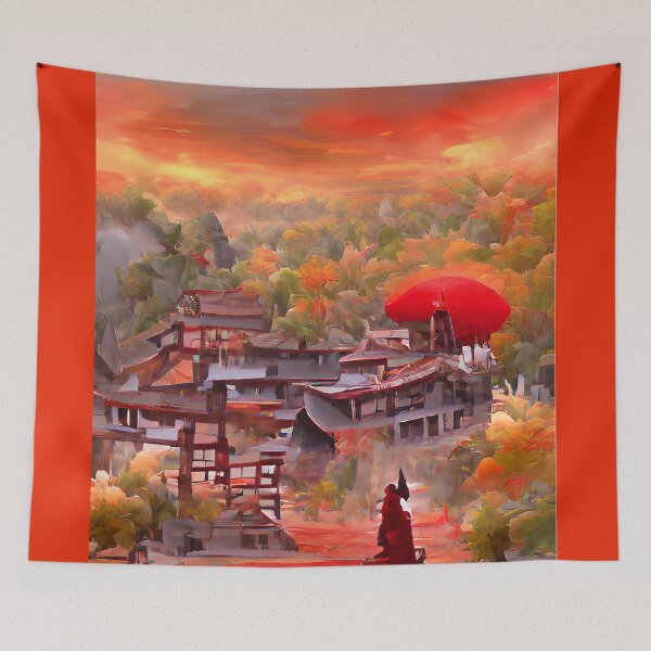 Item preview, Little Pagoda Village designed and sold by John Pagan.