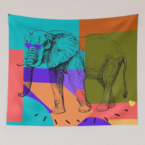 Item preview, #Colourful Boho Elephant designed and sold by MotherSista.