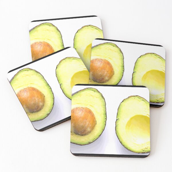 Item preview, Avocado halves  designed and sold by Printableshop7.