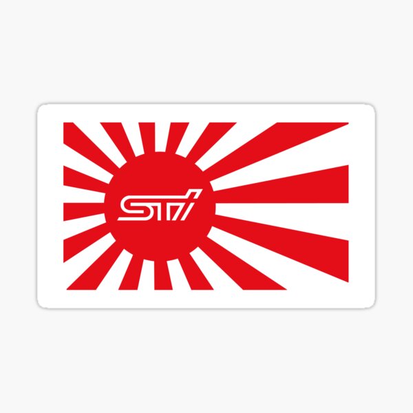 JDM-RISING-SUN-SUBARU-STI Sticker