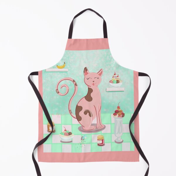 Aperçu de l'œuvre Chat de crème glacée créée et vendue par DancingFoxArt.