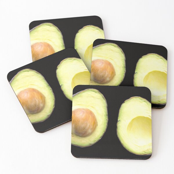 Item preview, Avocado halves  designed and sold by Printableshop7.