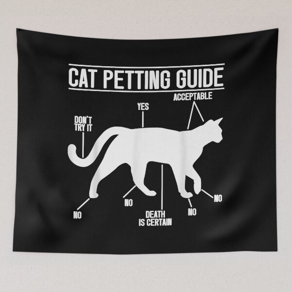 Item preview, Cat Petting Guide Cat Lovers Cat Owner designed and sold by haririmccun.