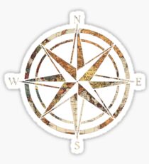 Wanderlust Compass Sticker