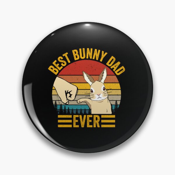 Item preview, Best Bunny Dad Ever Vintage Rabbit Lover Father Pet Rabbit designed and sold by leshiarivers.