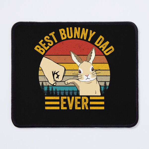 Item preview, Best Bunny Dad Ever Vintage Rabbit Lover Father Pet Rabbit designed and sold by leshiarivers.
