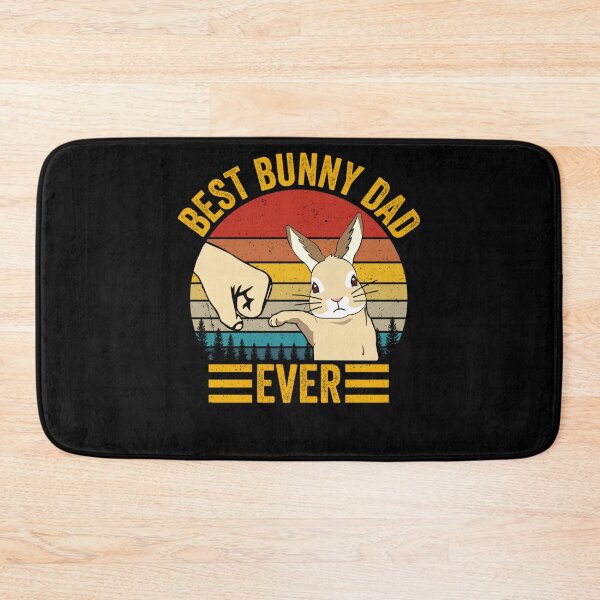 Item preview, Best Bunny Dad Ever Vintage Rabbit Lover Father Pet Rabbit designed and sold by leshiarivers.