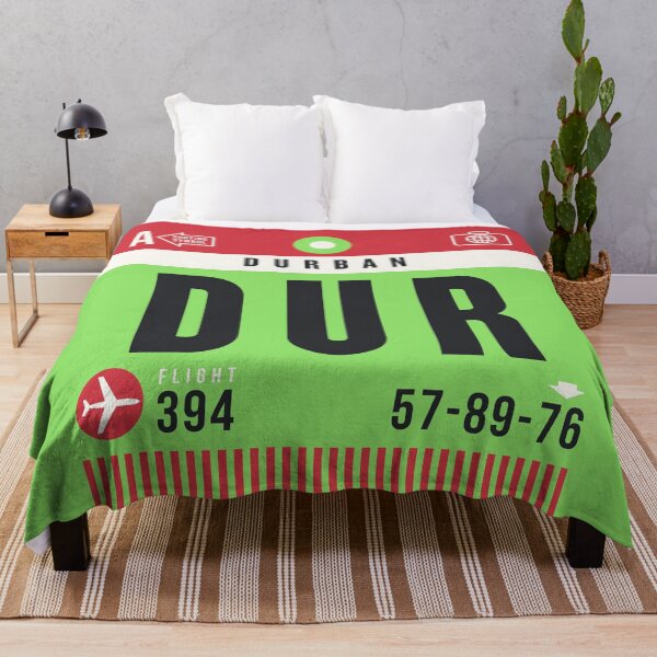 Aperçu de l'œuvre Luggage Tag A - DUR Durban South Africa créée et vendue par VoodooCircus.