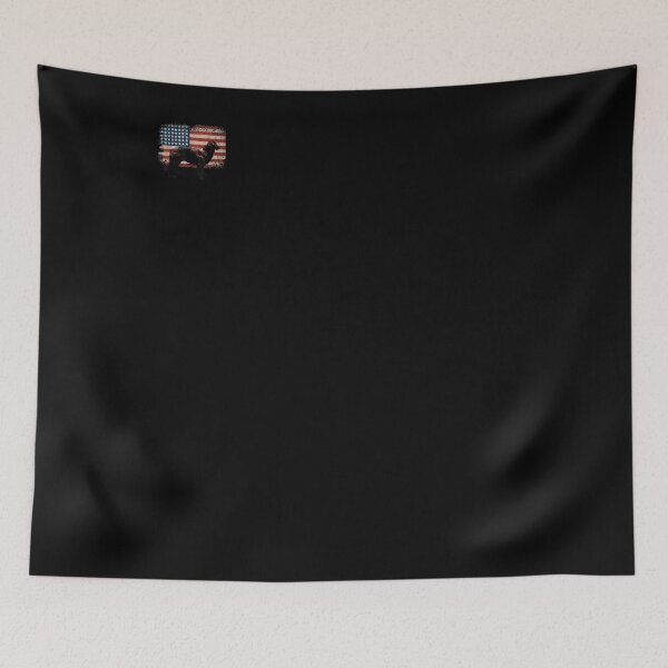 Item preview, Flat Coated Retriever American Flag patriotic gift dog 5988 designed and sold by heinerlavinf.