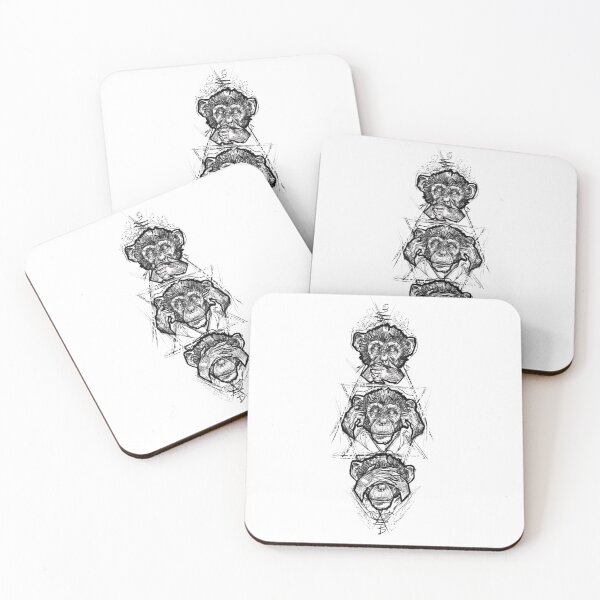 Item preview, I don't speak, I don't hear, I don't see designed and sold by Zani Art.