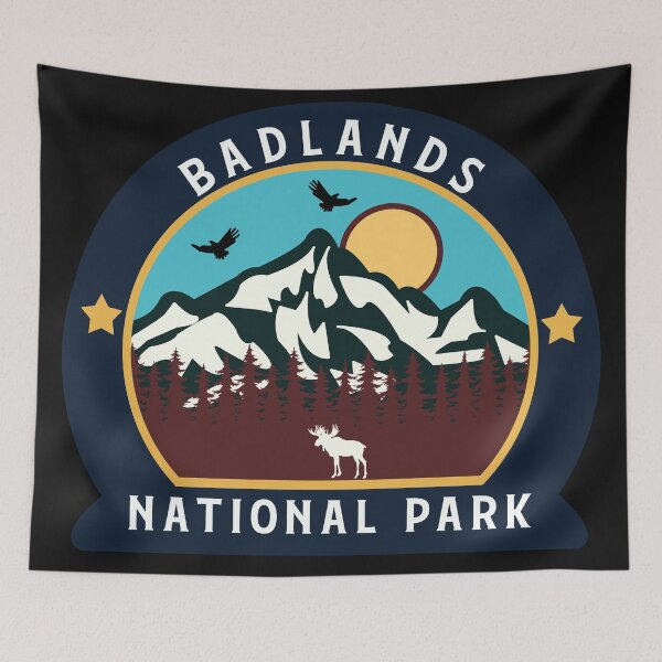 Item preview, Badlands National Park-vintage designed and sold by Road-tees.