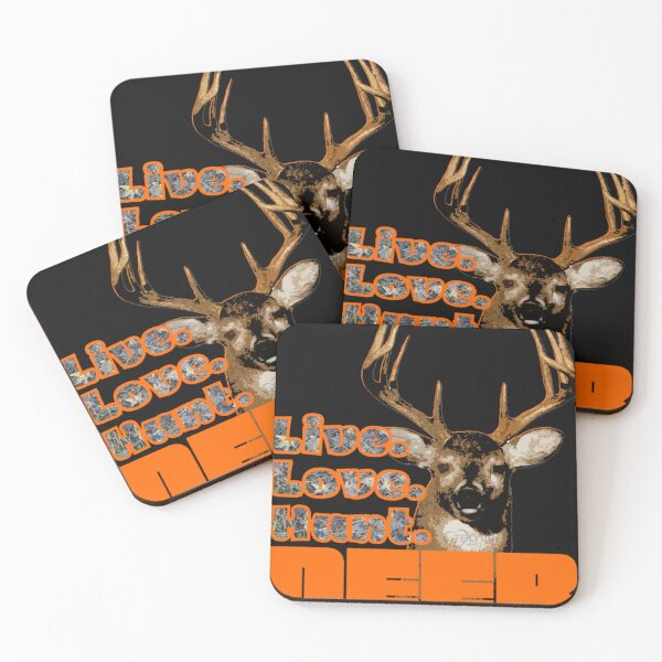 Item preview, Live Love Hunt Conception de chasse au cerf de Virginie Buck designed and sold by LeaRauter.