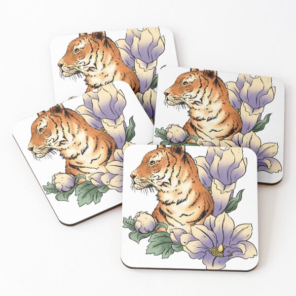 Artikelvorschau, Tiger und Magnolien entworfen und verkauft von Beckstar89.