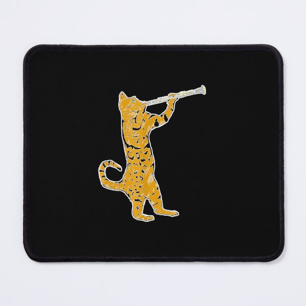 Item preview, Cat Playing Clarinet Cool Musician Marching designed and sold by kyelohu.