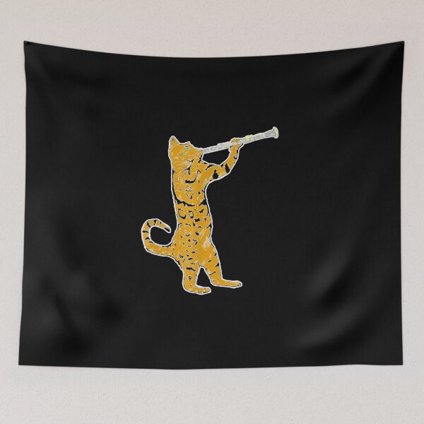 Item preview, Cat Playing Clarinet Cool Musician Marching designed and sold by kyelohu.