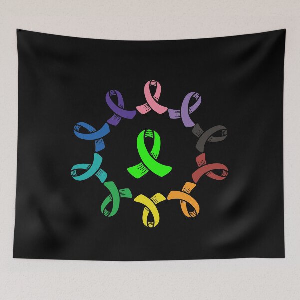 Item preview, Gastroparesis Awareness Support Squad Cancer Ribbon warrior designed and sold by Zeus-Studio.