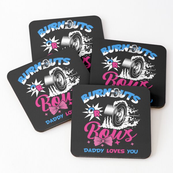Item preview, Burnouts or Bows Gender Reveal Baby Party Announcement Daddy designed and sold by leshiarivers.