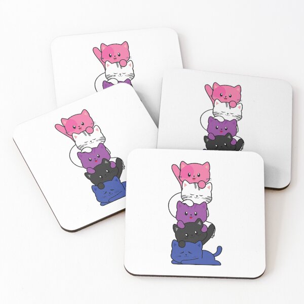 Item preview, Genderfluid Kawaii Cat LGBTQ Gender Fluid Pride Flag Kittens designed and sold by GardNewerd.