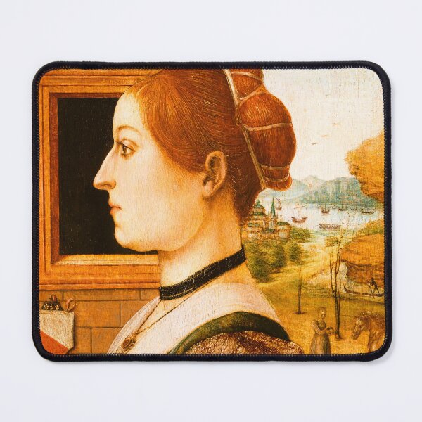 Item preview, Portrait of a Woman, possibly Ginevra d'Antonio Lupari Gozzadini (1494)  Maestro delle Storie del Pane designed and sold by unsung.art [].
