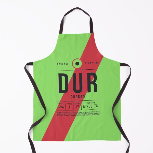 Aperçu de l'œuvre Luggage TagE - DUR Durban South Africa créée et vendue par VoodooCircus.