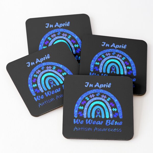 Item preview, Puzzle Rainbow In April We Wear Blue Autism Awareness Month designed and sold by HaaChris-Artis.