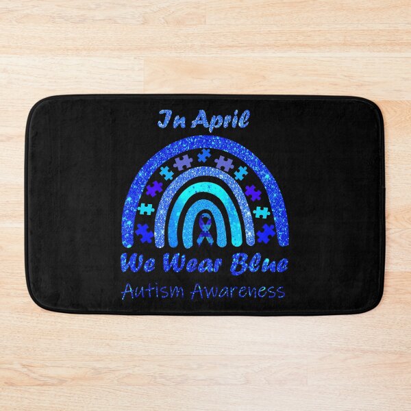 Item preview, Puzzle Rainbow In April We Wear Blue Autism Awareness Month designed and sold by HaaChris-Artis.