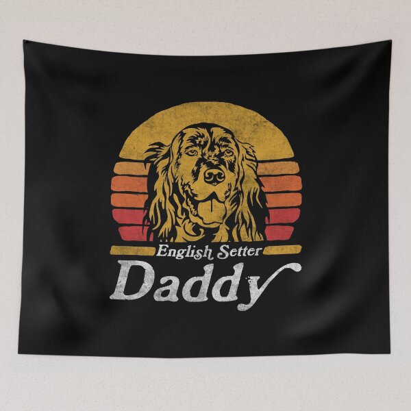 Item preview, Retro Vintage English Setter Daddy designed and sold by More Cute Dogs.