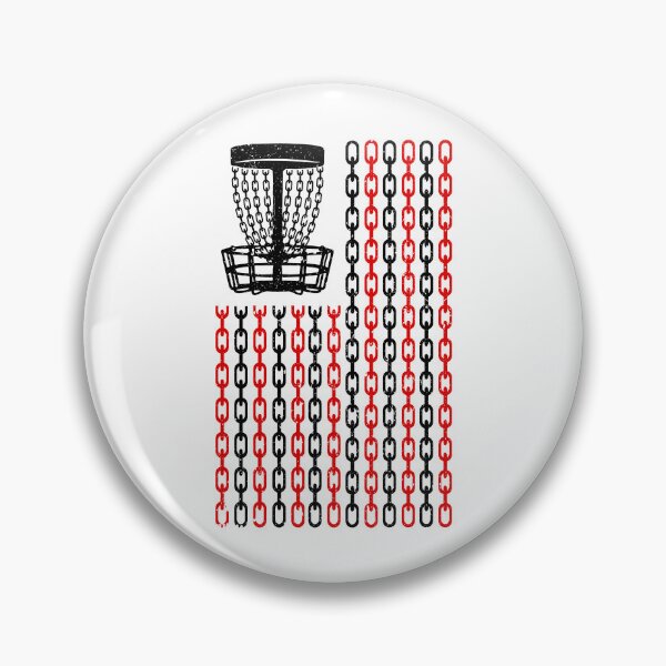 Item preview, American Flag Disc Golf Player Funny USA Basket Chains designed and sold by GrandeDuc.