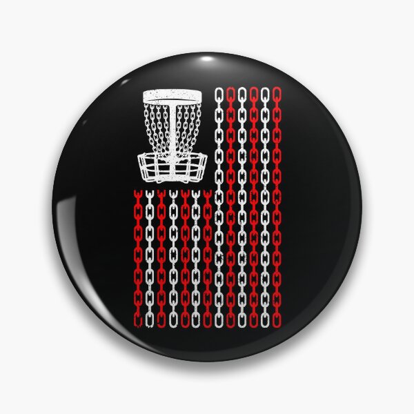 Item preview, American Flag Disc Golf Player Funny USA Basket Chains designed and sold by GrandeDuc.