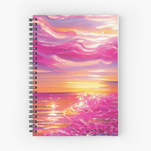 Item preview, Dreamy Abstract Pink Sunset designed and sold by Unaiza Khalid.