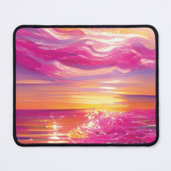 Item preview, Dreamy Abstract Pink Sunset designed and sold by Unaiza Khalid.