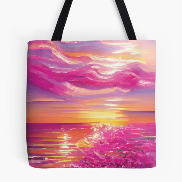 Item preview, Dreamy Abstract Pink Sunset designed and sold by Unaiza Khalid.