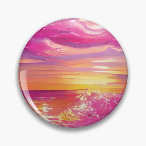 Item preview, Dreamy Abstract Pink Sunset designed and sold by Unaiza Khalid.