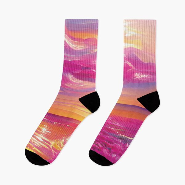 Item preview, Dreamy Abstract Pink Sunset designed and sold by Unaiza Khalid.