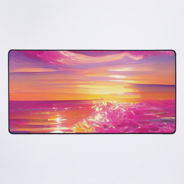 Item preview, Dreamy Abstract Pink Sunset designed and sold by Unaiza Khalid.