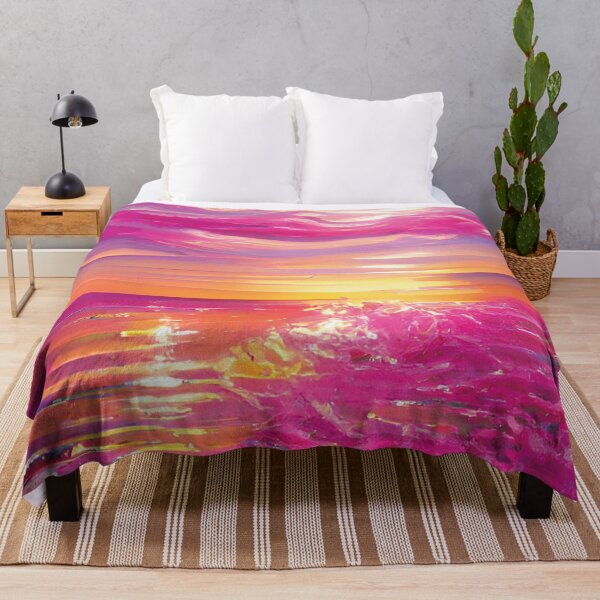 Item preview, Dreamy Abstract Pink Sunset designed and sold by Unaiza Khalid.