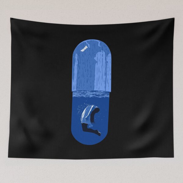 Item preview, Matrix Blue Pill designed and sold by LapinMagnetik.