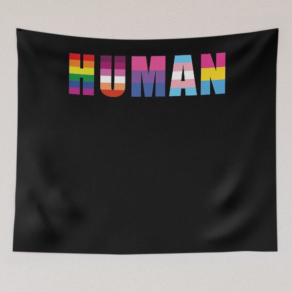 Item preview, HUMAN LGBTQ Gay Lesbian Transgender Bisexual Pansexual Equally  designed and sold by heinerlavinf.