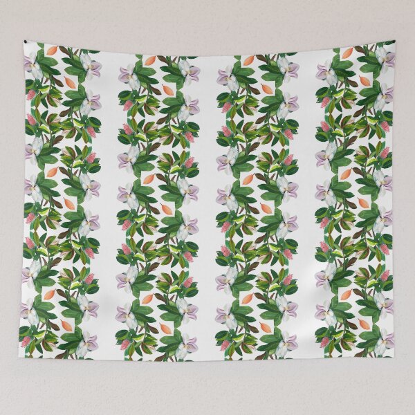 Item preview, Reflected Magnolia with Butterflies designed and sold by Daniela Glassop.