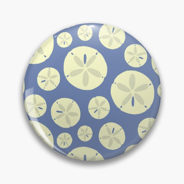 Item preview, medium blue pastel and yellow - Sand dollar designed and sold by MaddaMom.
