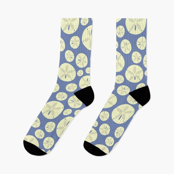 Item preview, medium blue pastel and yellow - Sand dollar designed and sold by MaddaMom.