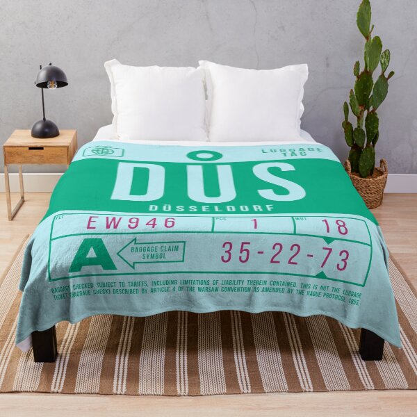 Item preview, Luggage Tag B - DUS Dusseldorf Germany designed and sold by VoodooCircus.