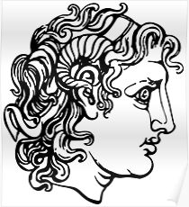 alexander the great drawing posters redbubble