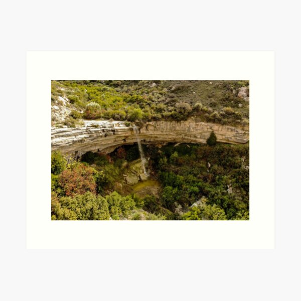 The Mythical Waterfall - Prastio Avdimou Art Print